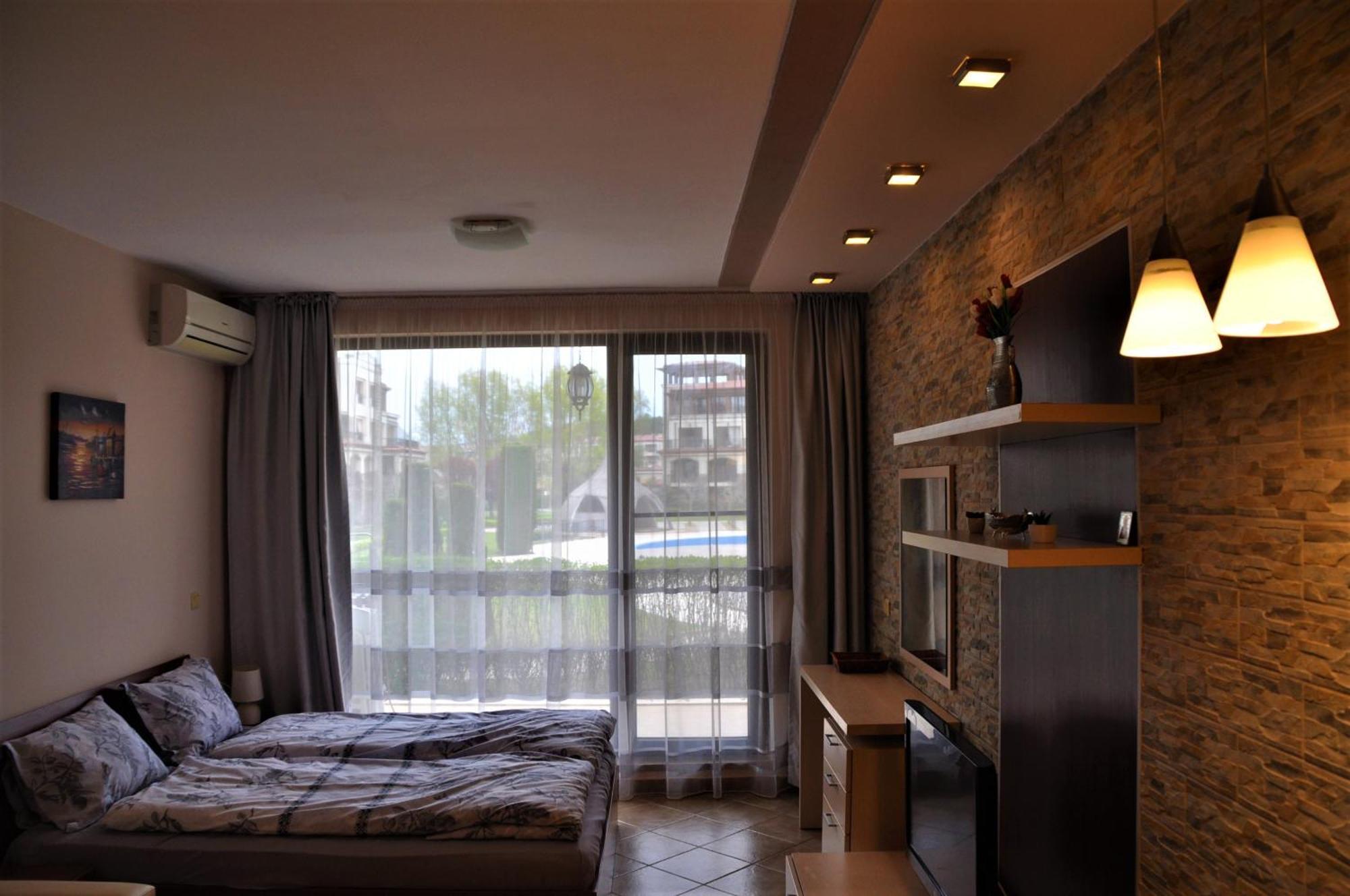 Private Studio In "Green Life Beach Resort Sozopol" Esterno foto